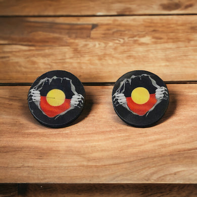 Aboriginal Print Earrings