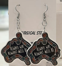 Load image into Gallery viewer, Aboriginal Surgical Steel Dangles